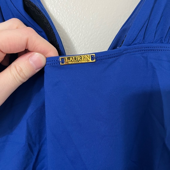 Ralph Lauren | Blue One-piece Swimsuit - Picture 5 of 7